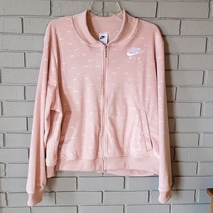 NWT Fleece Zip up Velour jacket